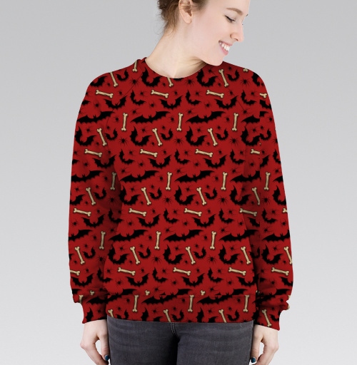 Фотография футболки Летучие мыши, пауки и кости