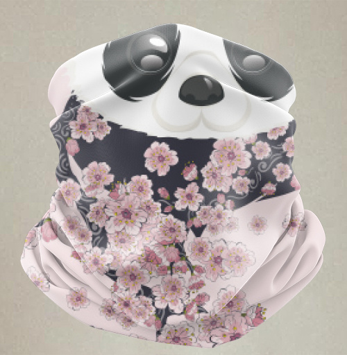 Фотография футболки Панда и сакура