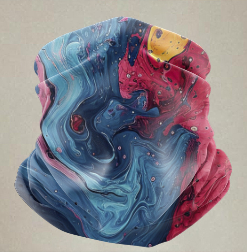 Фотография футболки Энергия Цвета: Абстрактный Взрыв Краски Fluid Art