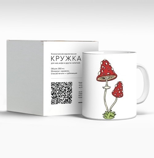 Фотография футболки Mushrooms Грибочки