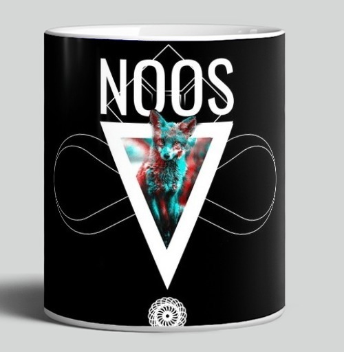 Фотография футболки NOOS Лиса с мистическим 3D эффектом и символами