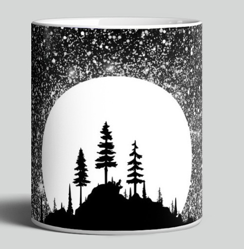 Фотография футболки Горы и Линии Номер Восемь