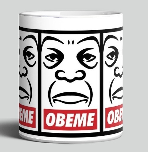 Фотография футболки Машап OBEME – Ироничный Стрит-Арт Постер