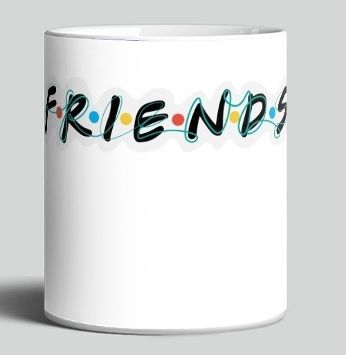 Фотография футболки Дружба и единение надпись Friends Друзья