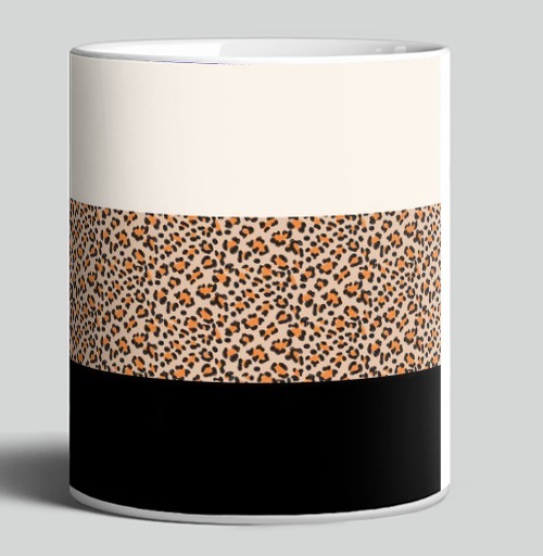 Фотография футболки Элегантная леопардовая полоса / Elegant leopard stripe pattern