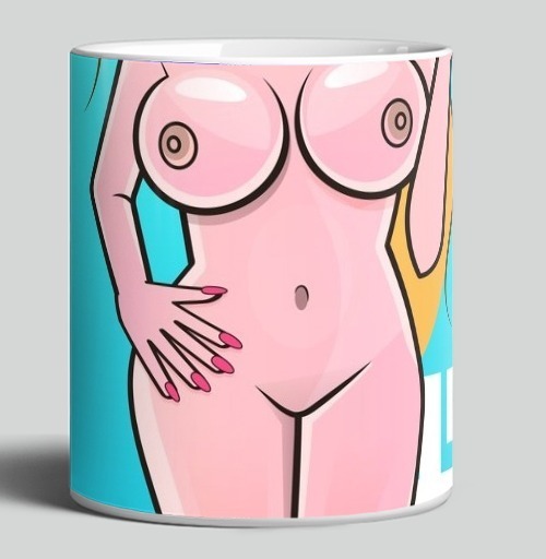 Фотография футболки Nude Eve Apple / Красивая блондинка с сочным зеленым яблоком Ева Искушение Сад
