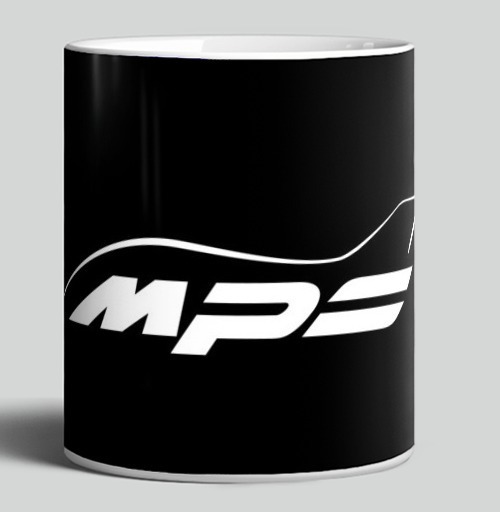 Фотография футболки Стилизованный логотип MPS как знак скорости Mazda Performance Series