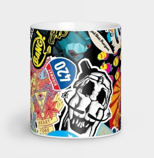 Фотография футболки Стикербомбинг Stickerbombing