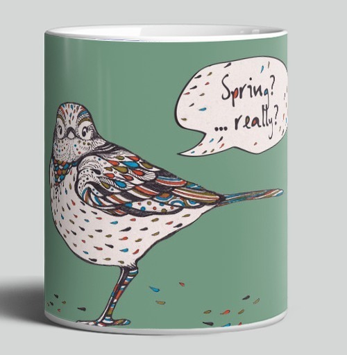 Фотография футболки Spring bird / Весенняя птичка