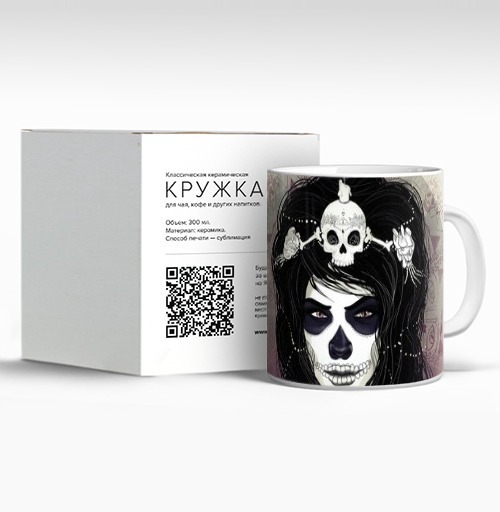 Фотография футболки Santa Muerte