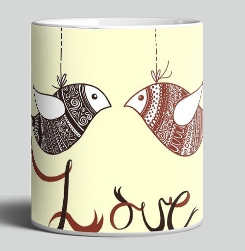 Фотография футболки Love birds / Неразлучники