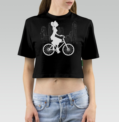 Фотография футболки Велосипедная Леди Коша