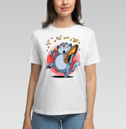Фотография футболки Эвенкийский кот-шаман