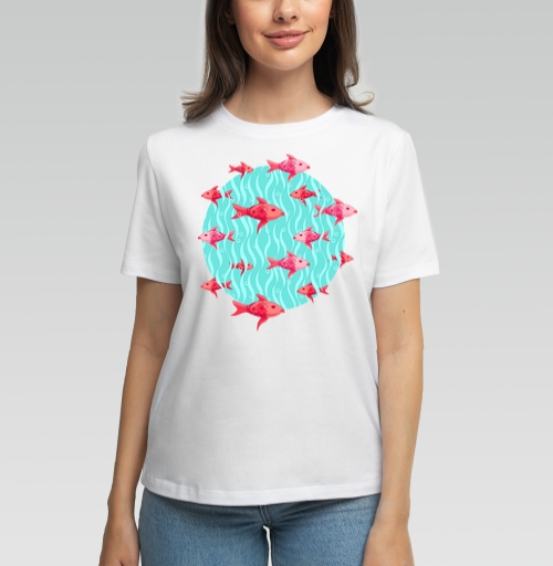 Фотография футболки Море и рыбки