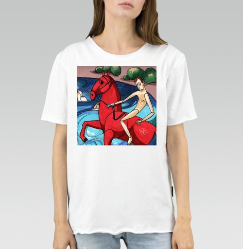Фотография футболки Купание красного коня