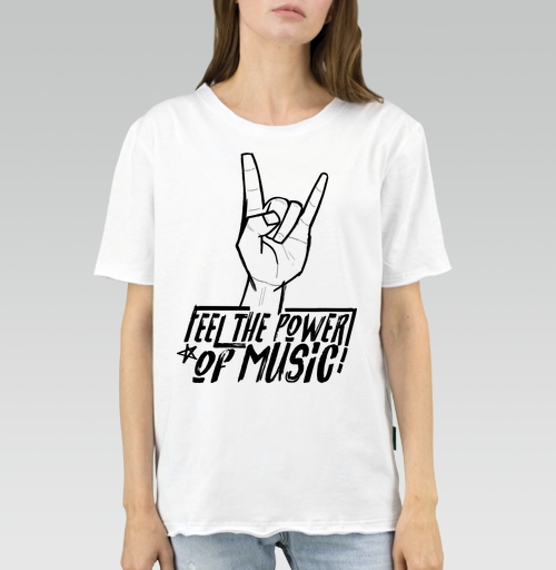 Фотография футболки Feel the power of music