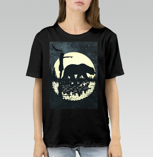 Фотография футболки Дикие Друзья и Луна