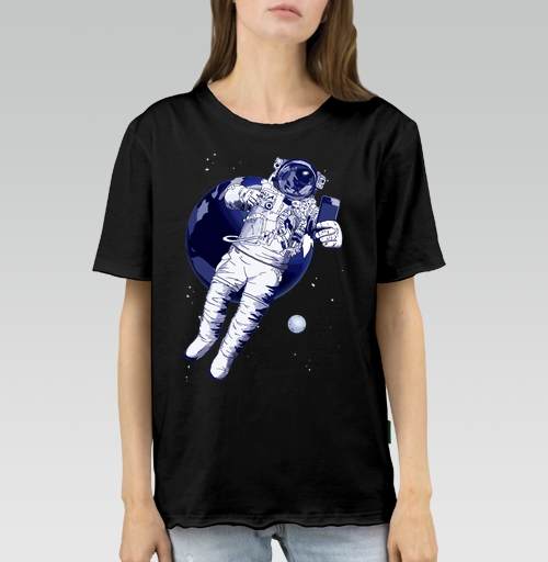 Фотография футболки Космическое селфи