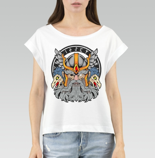 Фотография футболки Скандинавский бог Один