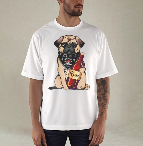 Фотография футболки Pirate pug
