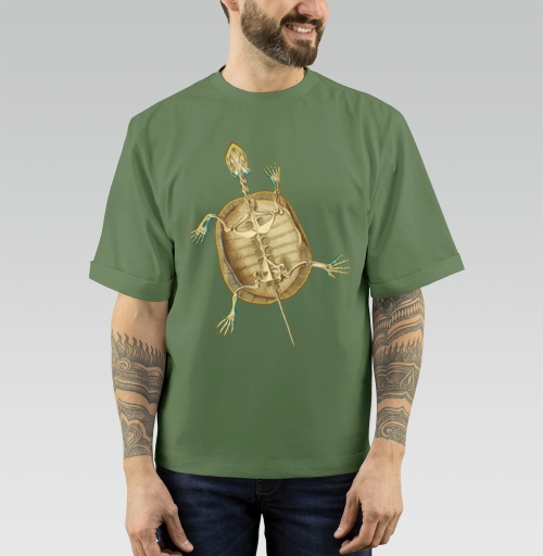 Фотография футболки Скелет черепахи