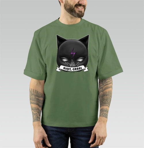Фотография футболки Бунтуй девочка женщина кошка