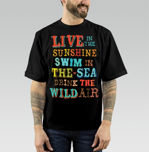 Фотография футболки Sunshine, sea and air