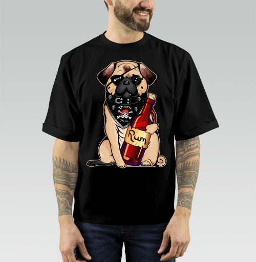 Фотография футболки Pirate pug
