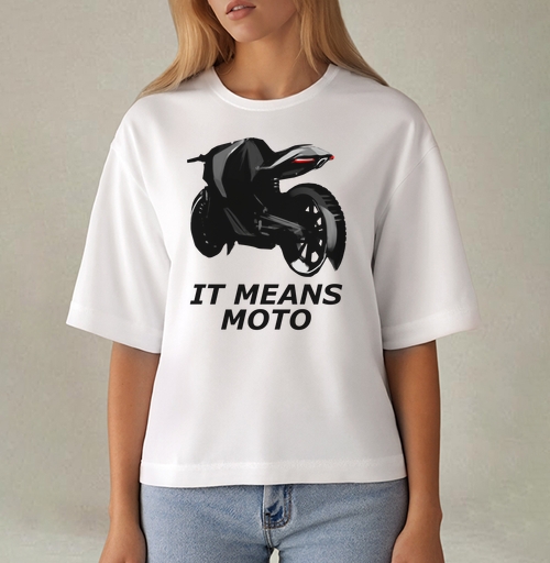 Фотография футболки IT MEANS MOTO / ОЗНАЧАЕТ МОТО