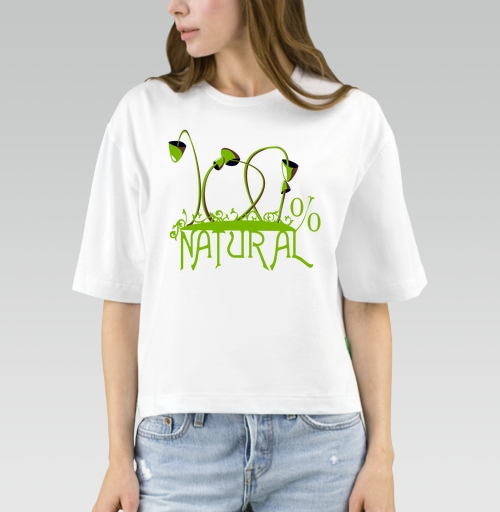 Фотография футболки 100% NATURAL