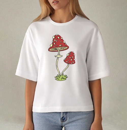 Фотография футболки Mushrooms Грибочки