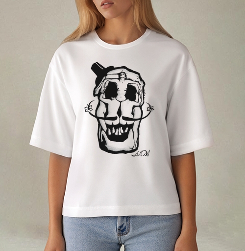 Фотография футболки Dali Skull