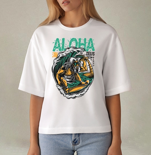 Фотография футболки Aloha Zeus / Алоха Зевс