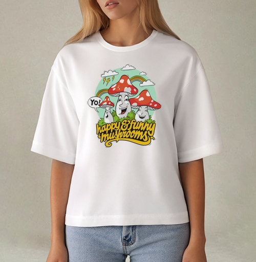 Фотография футболки Funny Mushrooms