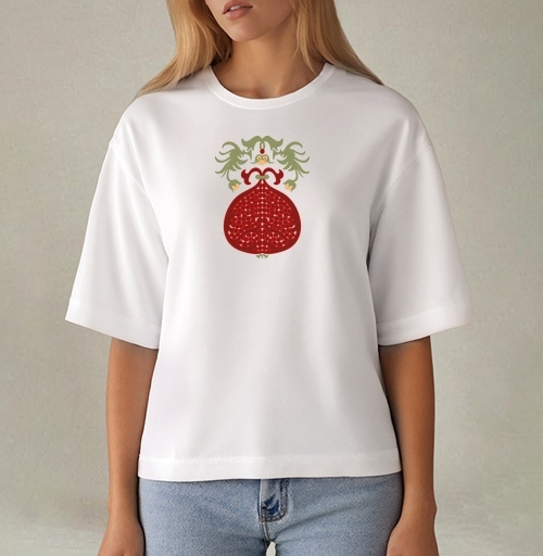 Фотография футболки Royal Pomegranate Fruit Ornament / Королевский гранат декоративный элемент узора