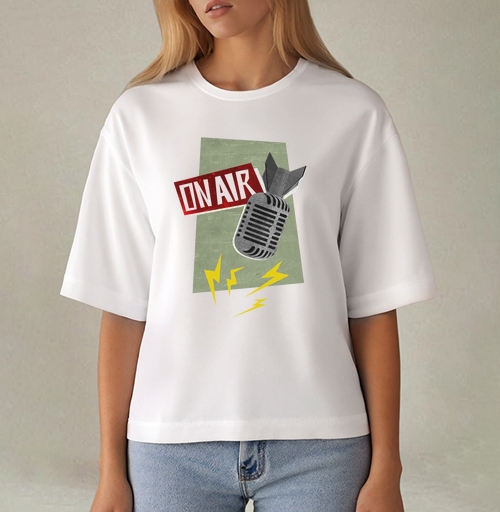 Фотография футболки Media bomb  / Информационная бомба