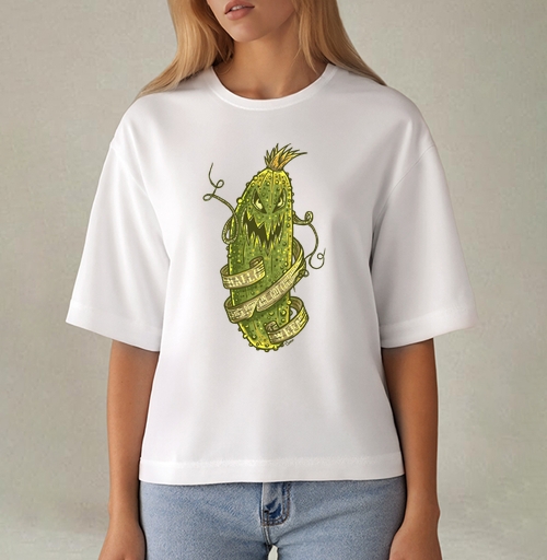 Фотография футболки F#ck Pumpkin... Got Cucumber? / Нафиг тыкву... Огурец есть?