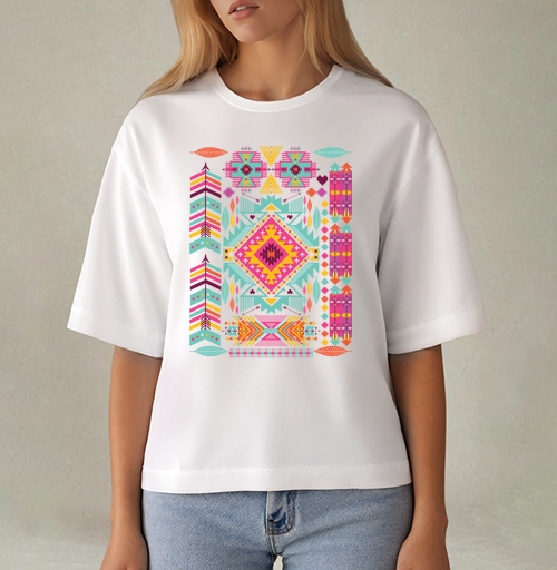 Фотография футболки Trendy tribal ornament