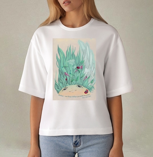 Фотография футболки Сюрреалистичный портрет «Свобода мысли»