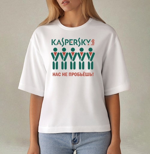 Фотография футболки Символ защиты Kaspersky Lab – плакат единства и силы
