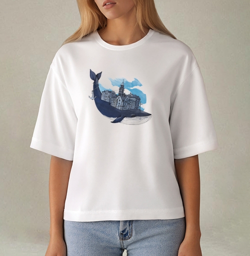Фотография футболки Whale city