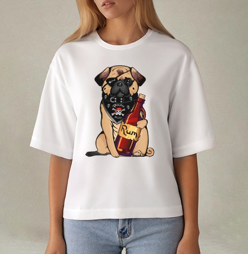 Фотография футболки Pirate pug
