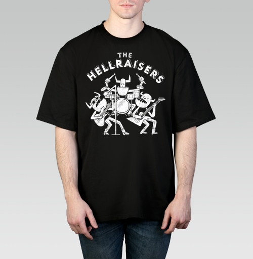 Фотография футболки The Hellraisers / Нарушители спокойствия играют монстры рок музыканты