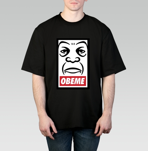 Фотография футболки Машап OBEME – Ироничный Стрит-Арт Постер