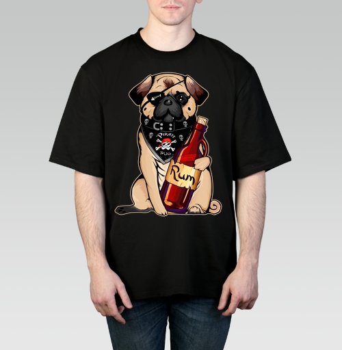 Фотография футболки Pirate pug