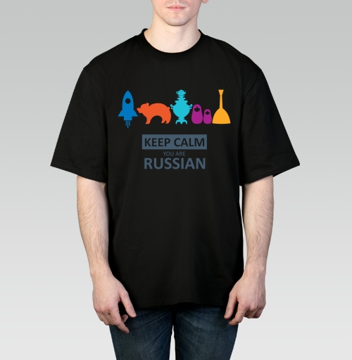Фотография футболки Минималистичный постер Keep Calm You Are Russian