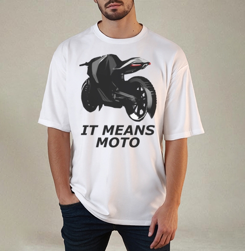 Фотография футболки IT MEANS MOTO / ОЗНАЧАЕТ МОТО