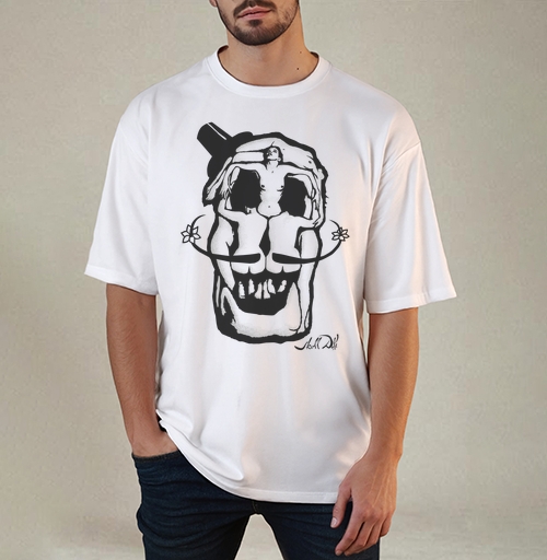 Фотография футболки Dali Skull