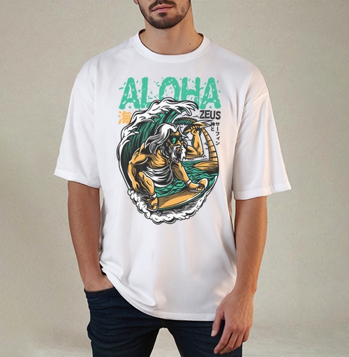 Фотография футболки Aloha Zeus / Алоха Зевс