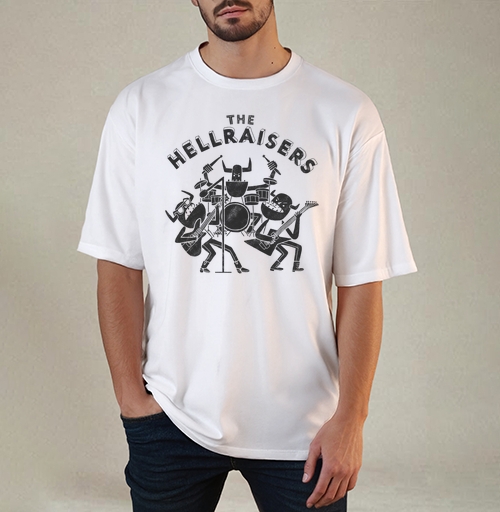 Фотография футболки The Hellraisers / Нарушители спокойствия играют монстры рок музыканты